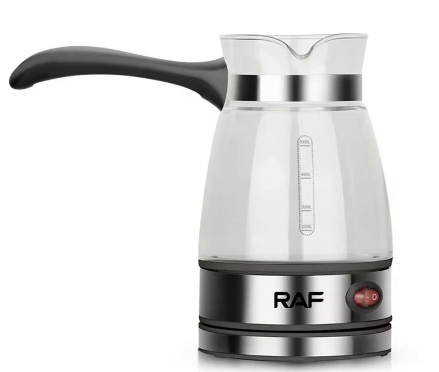 Aparat Electric pentru preparat cafea RAF R125 de 650W capacitate 500ml Recipient din Sticla